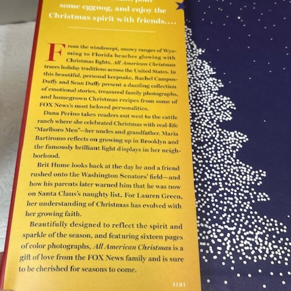 "All American Christmas" 1st Edition Stories from Fox News Personalities 2021 - Picture 6 of 12